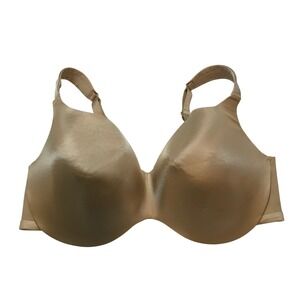 Cacique Intimates Tan Full Coverage Underwire Bra 46DDD Seamless Smoothing